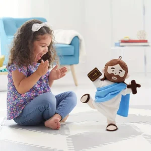 Jesus Doll Movable Frame Bible Book Various Shapes High Playability For Hanging Easter Gifts Christmas Gifts For Boys And Girls