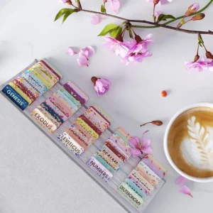 Bible Page Tabs Large Print Laminated Bible Study Tabs For Easy Navigation 5 Sheets Alphabet Bible Stickers Waterproof Bible