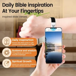 2 Pcs Bible Verse Bracelets Daily Bible Verse