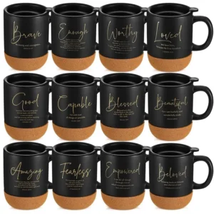 12 Pcs Ceramic Christian Coffee Mug