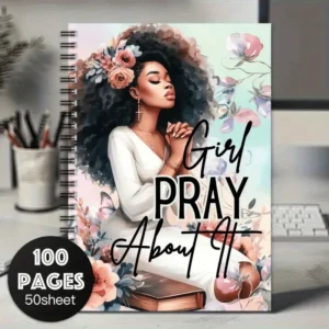 Daily Prayer Christian Spiral Notebook. A personalized Bible research, gratitude & prayer diary.