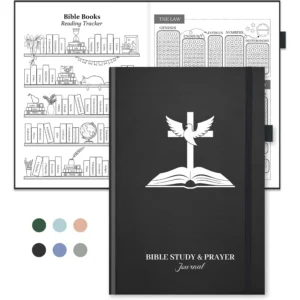 Bible Study Jourl and Prayer Jourl with Bible Reading Tracker Vee Mapping Jourl Christian Devotiol and Faith Planner Church Not
